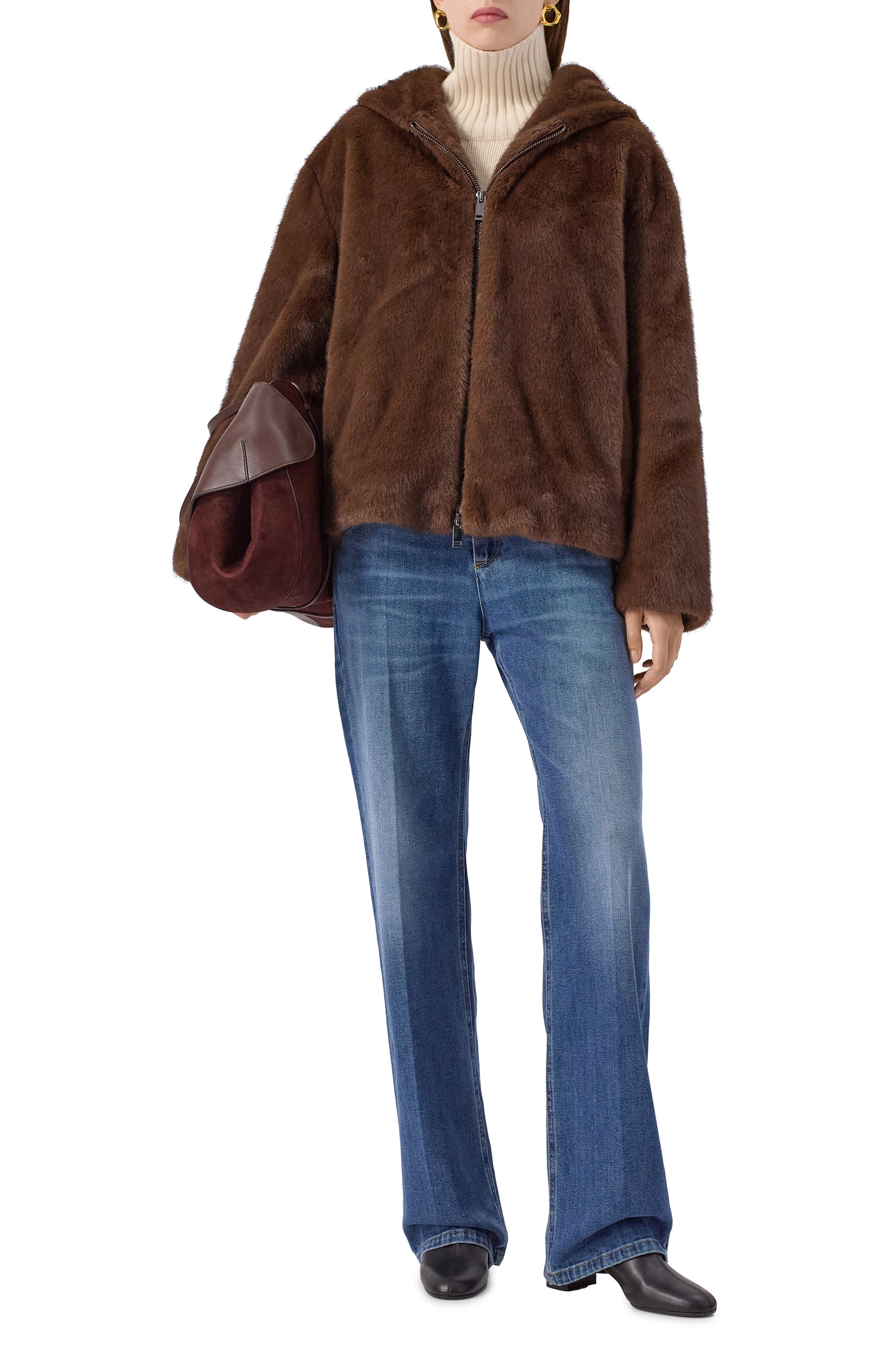 Шуба из экомеха P.A.R.O.S.H., арт. PULSE-D431727, фото 2