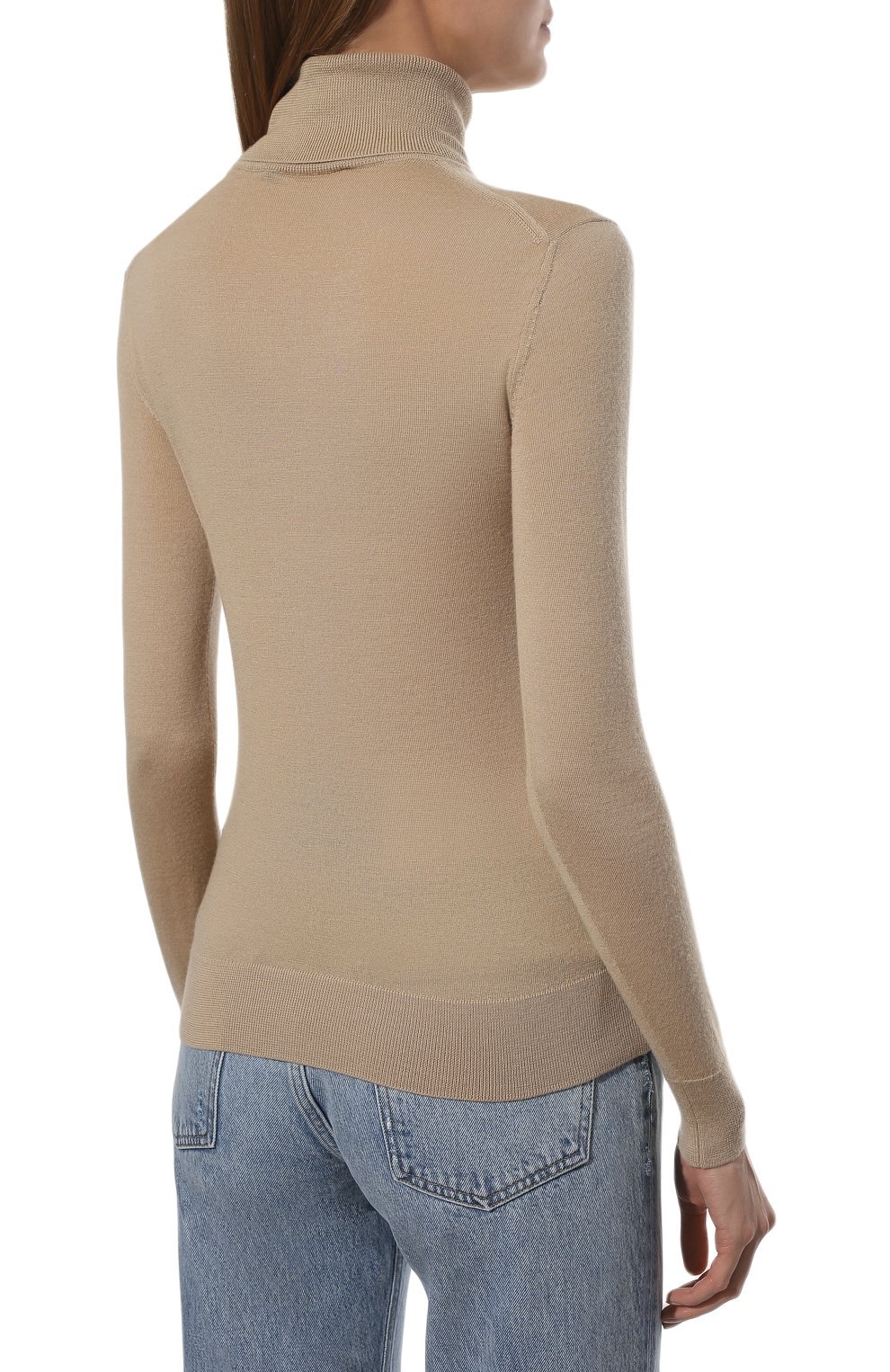 Кашемировая водолазка RALPH LAUREN светло-бежевого цвета по цене 89950 руб., арт. 290615195, фото 4 Кашемировая водолазка RALPH LAUREN, арт. 290615195, фото 4