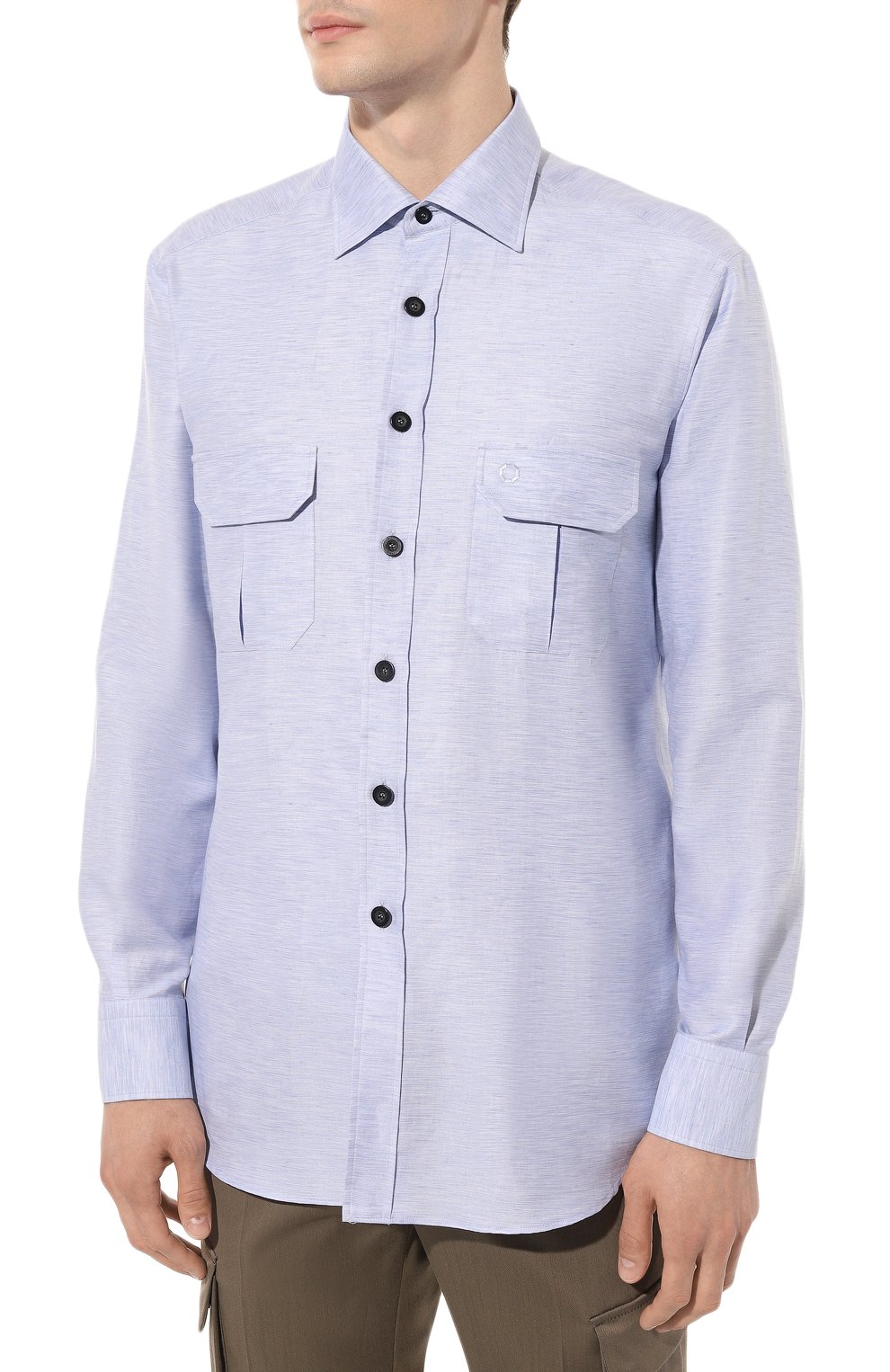 Рубашка из хлопка и шелка STEFANO RICCI, арт. SP006289/R2150, фото 3