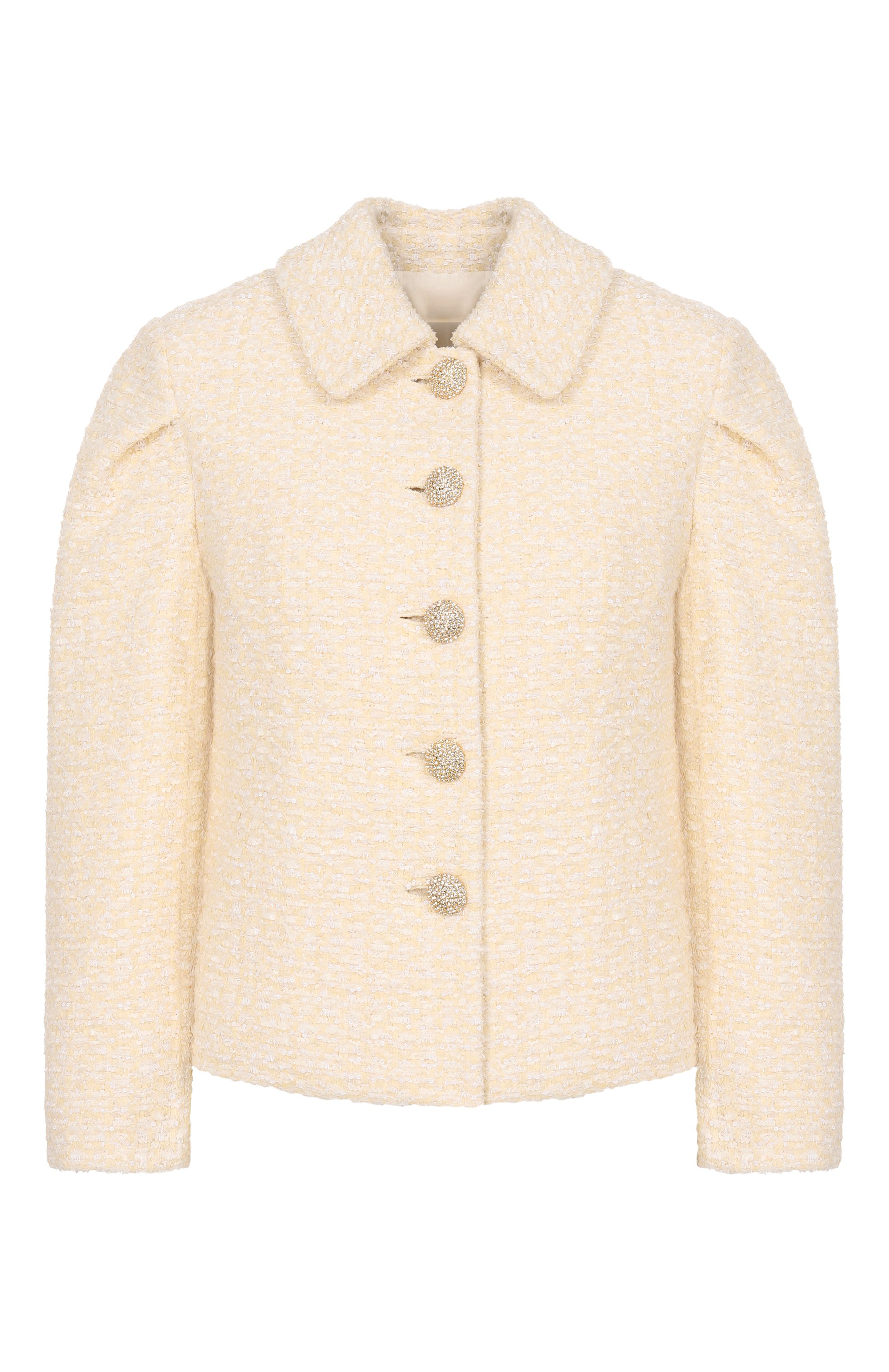 Твидовый жакет MVST, арт. M26.2PW.J005/F108 IV0RY B0UCLE, фото 1