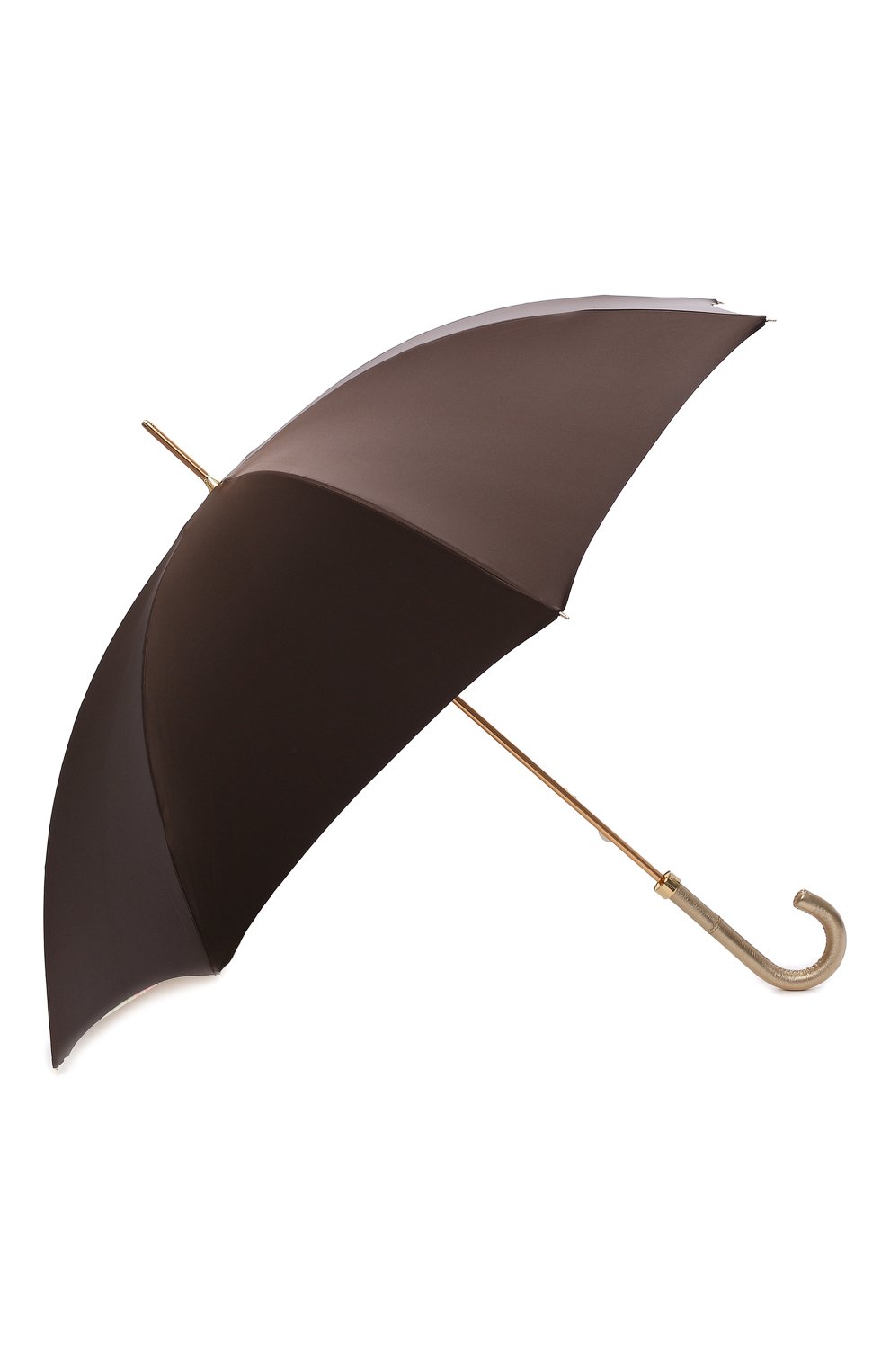 Зонт-трость PASOTTI OMBRELLI коричневого цвета по цене 32950 руб., арт. 189/RAS0 54740/88/I35, фото 2 Зонт-трость PASOTTI OMBRELLI, арт. 189/RAS0 54740/88/I35, фото 2