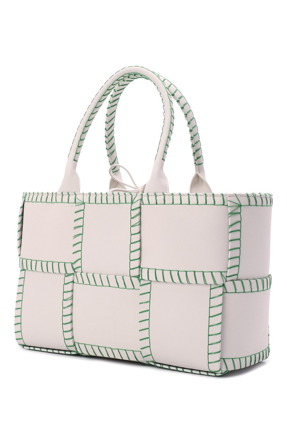 Сумка-тоут arco small BOTTEGA VENETA белого цвета по цене 225500 руб., арт. 691401/V1S71, фото 4 Сумка-тоут arco small BOTTEGA VENETA, арт. 691401/V1S71, фото 4