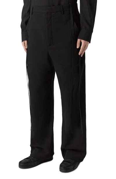 Хлопковые брюки ANN DEMEULEMEESTER, арт. B0010304/FA718, фото 3