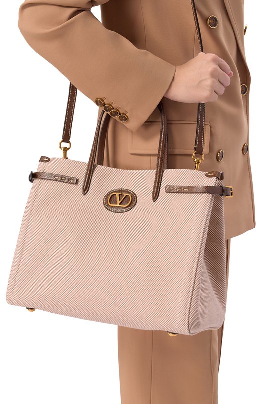 Сумка-тоут Antibes medium Valentino 6Y2B0D16/LYM Бежевый  6Y2B0D16/LYM Фото 2