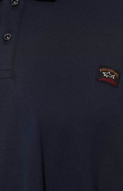 Хлопковое поло PAUL&SHARK, арт. C0P1001/3XL-6XL, фото 5