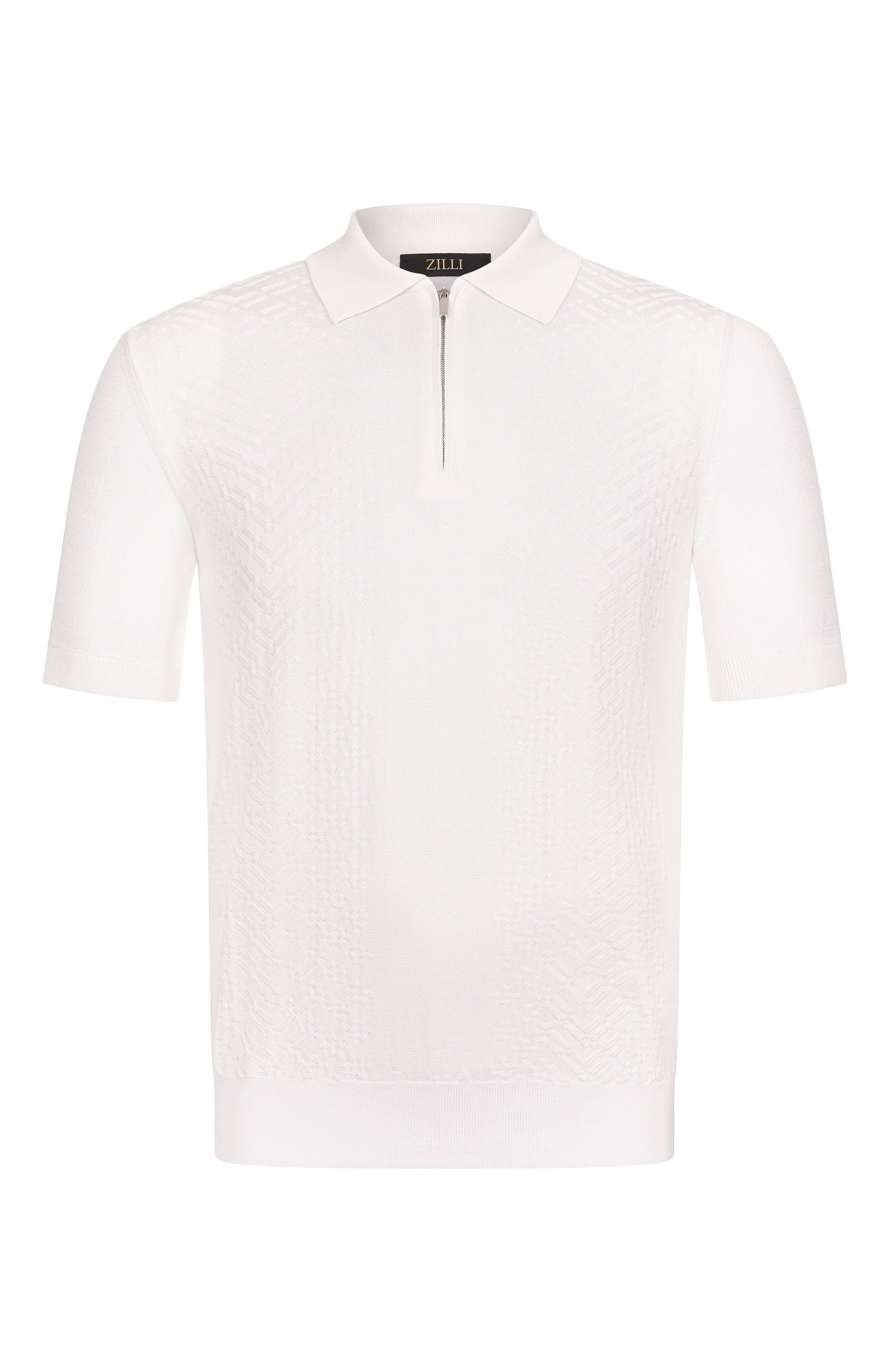 Поло из шелка и хлопка ZILLI, арт. KZP002M0145VSHC00, фото 1