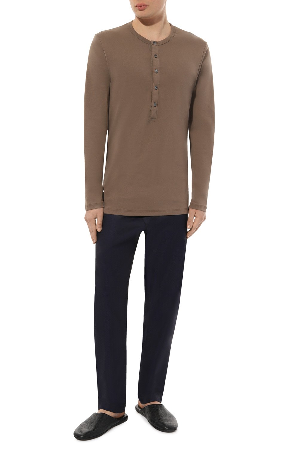 Хлопковый лонгслив-хенли TOM FORD, арт. T4M15104/214, фото 2