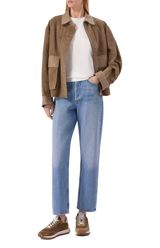 Комбинированные кроссовки Gravel Gianvito Rossi S25460.W10FS.SCYMAR0 Коричневый  S25460.W10FS.SCYMAR0 Фото 3