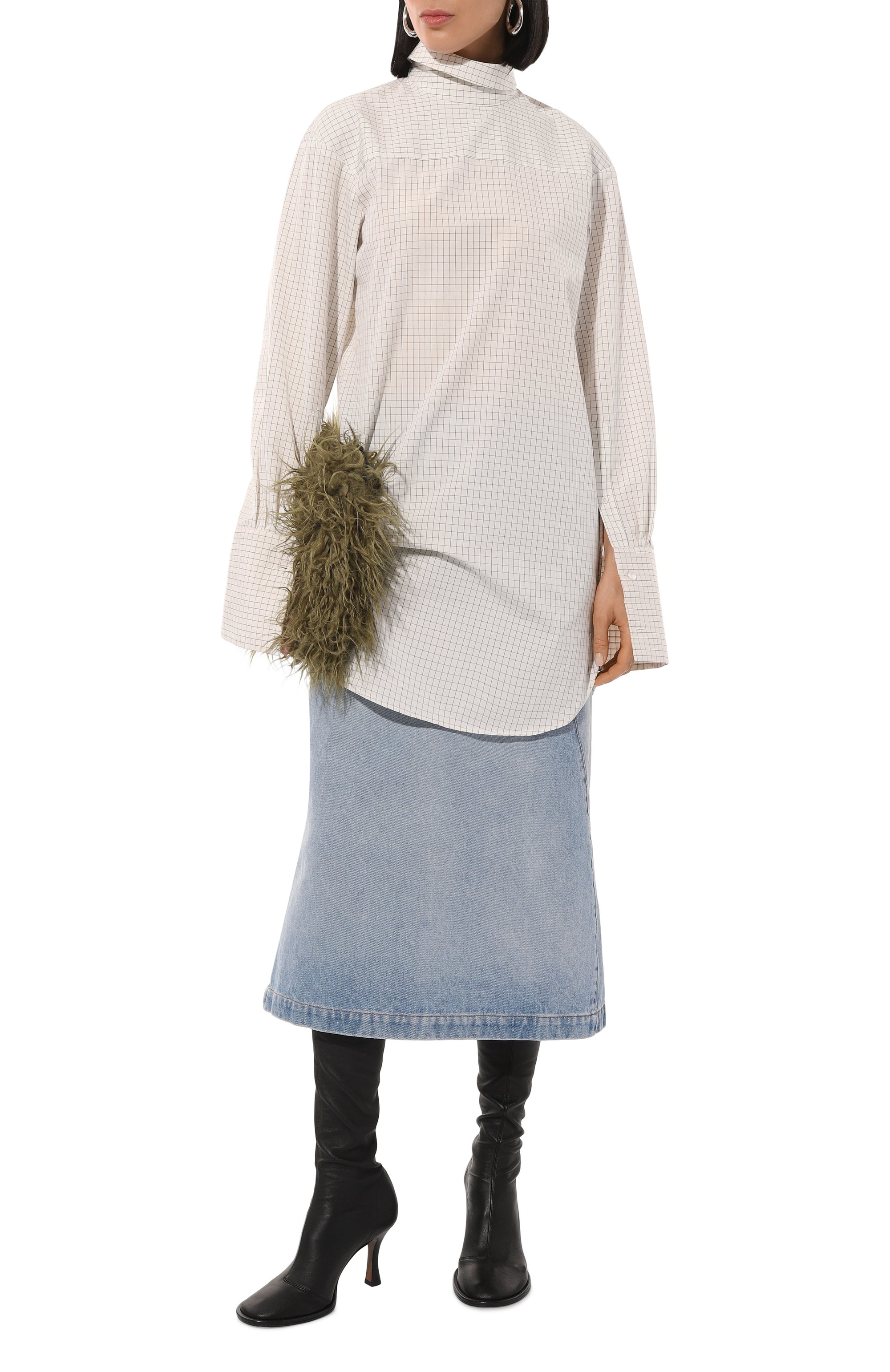 Хлопковая блузка DRIES VAN NOTEN, арт. 242-010702-9247, фото 2