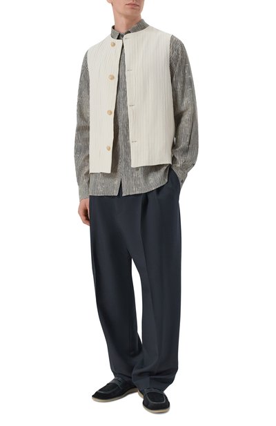 Мужская рубашка из лиоцелла и вискозы EMPORIO ARMANI, арт. EM004178/AF14214