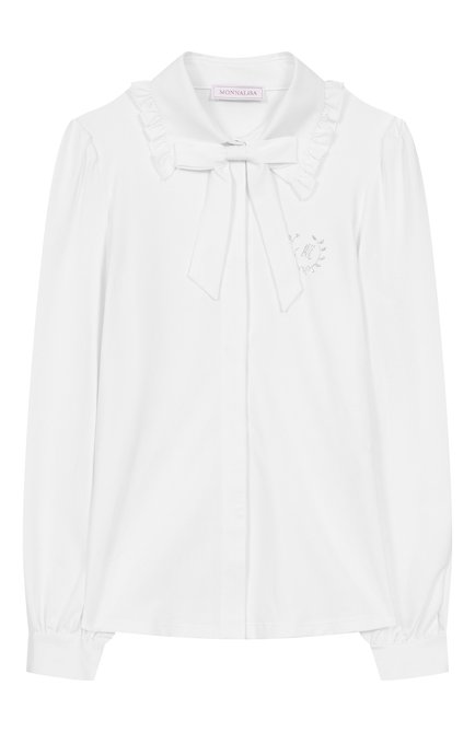 Хлопковая рубашка MONNALISA, арт. 18FIFI