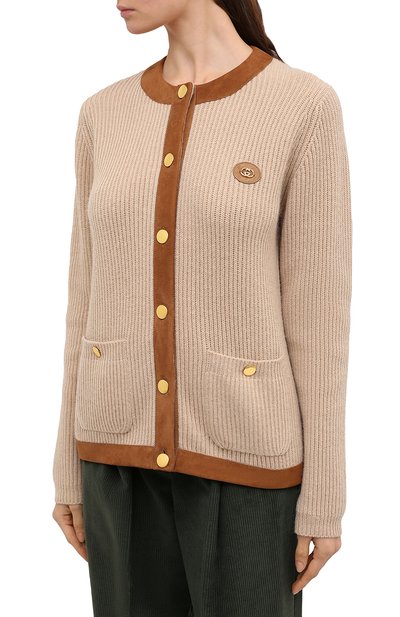 Шерстяной кардиган GUCCI, арт. 628935/XKBFL, фото 3