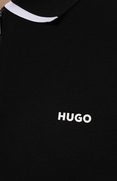 Хлопковое поло HUGO, арт. 50511721, фото 5