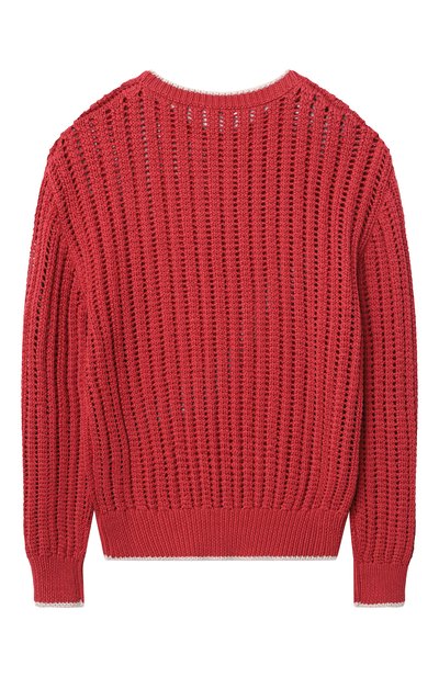 Хлопковый свитер BRUNELLO CUCINELLI, арт. BSBM52500B, фото 2