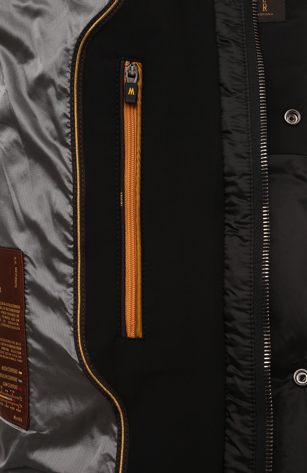 Пуховик yuran-shk MOORER черного цвета по цене 319500 руб., арт. YURAN/SHK, фото 6 Пуховик yuran-shk MOORER, арт. YURAN/SHK, фото 6