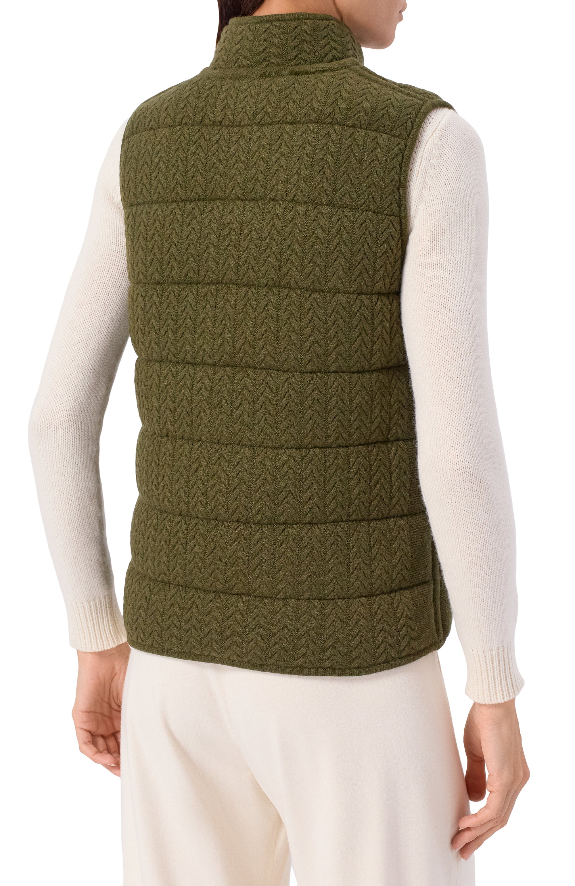 Кашемировый двусторонний жилет ARCH4, арт. KNVS2957, фото 4