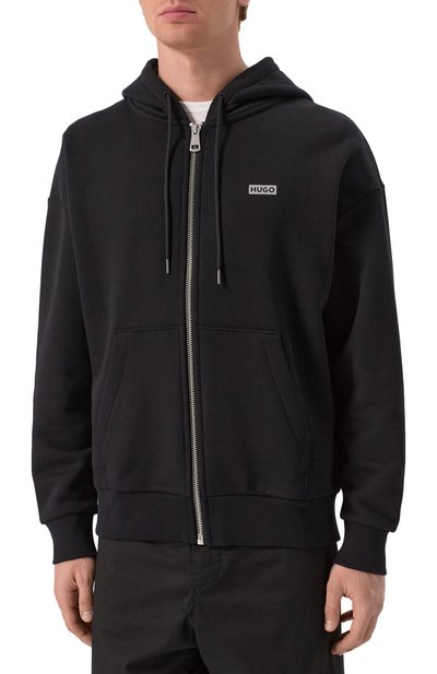 Хлопковая толстовка HUGO BLUE, арт. 50520017, фото 3