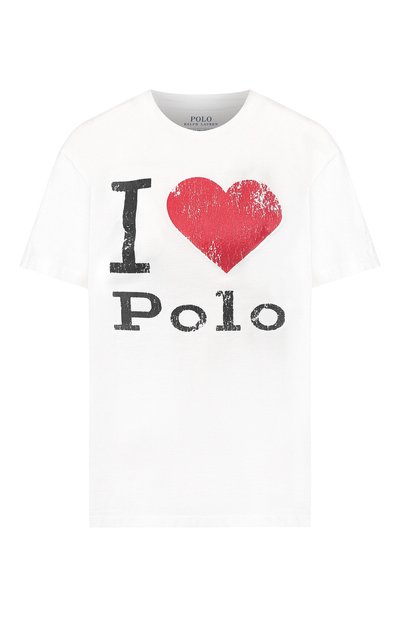 Женская хлопковая футболка POLO RALPH LAUREN, арт. 211752366