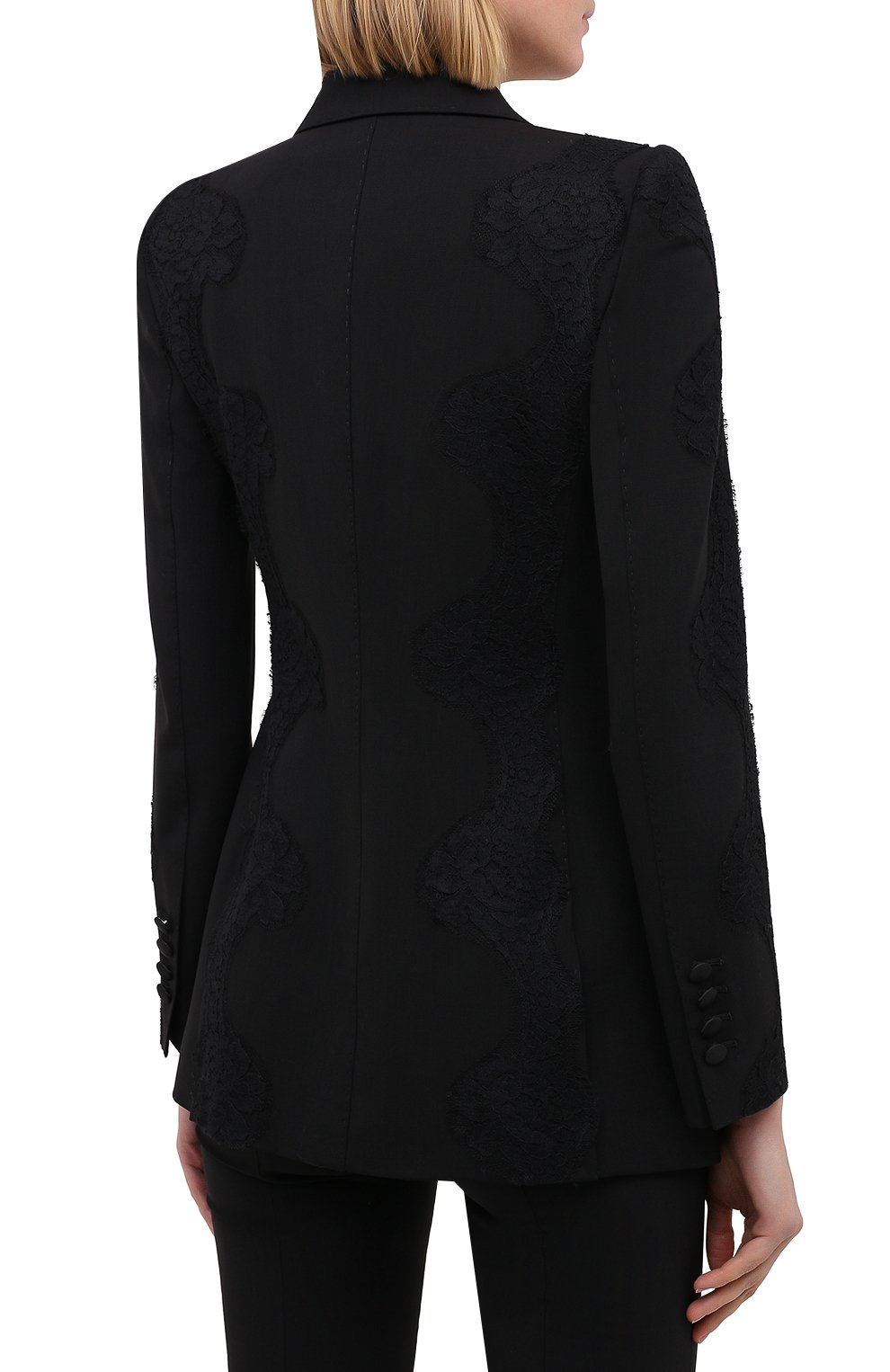 Жакет из шерсти и хлопка DOLCE & GABBANA, арт. F29IBT/FUBEI, фото 4