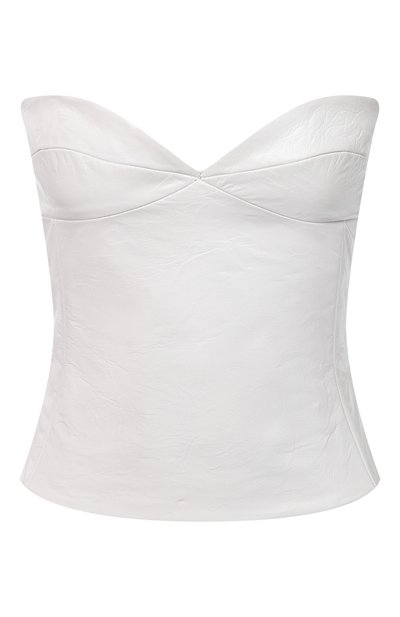 Кожаный топ-бюстье KHAITE, арт. 2183742/PRIM, фото 1