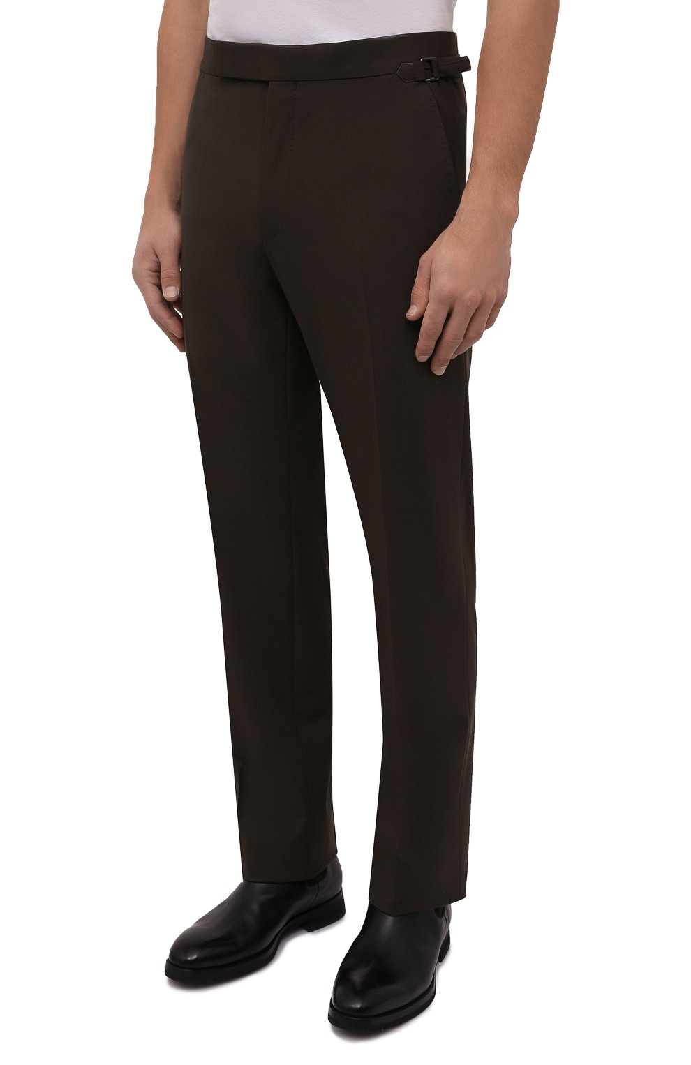 Шерстяные брюки TOM FORD, арт. 338R06/610043, фото 3