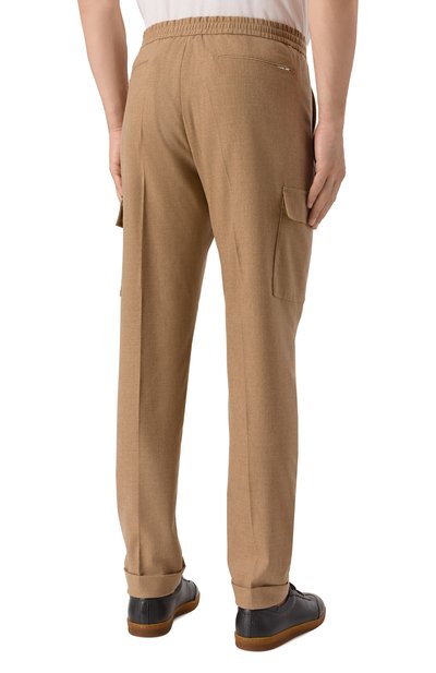 Брюки-карго из шерсти и кашемира MARCO PESCAROLO, арт. T0R/5229, фото 4