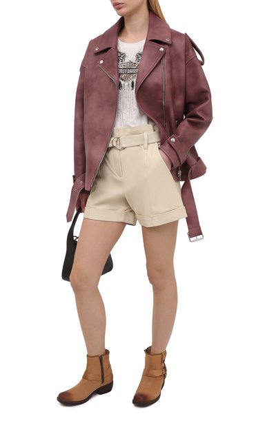 Кожаные казаки HARLEY-DAVIDSON светло-коричневого цвета по цене 26880 руб., арт. D84494, фото 2 Кожаные казаки HARLEY-DAVIDSON, арт. D84494, фото 2