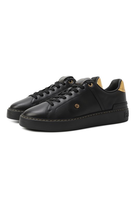 Кожаные кеды B-Court Balmain FN1VI752/LNSS Чёрный FN1VI752/LNSS