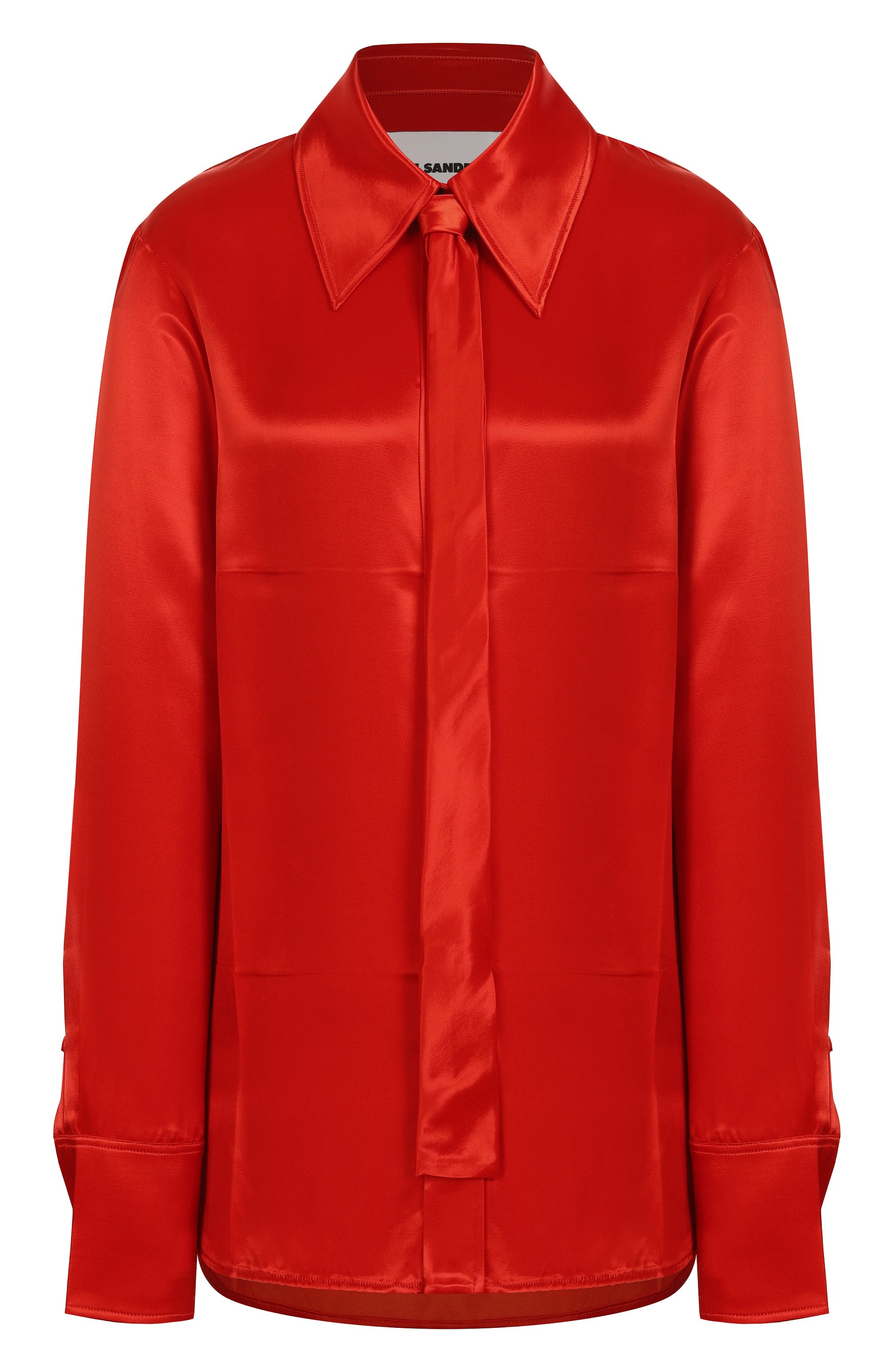 Атласная блузка JIL SANDER, арт. J03DL0183-J66147, фо�то 1