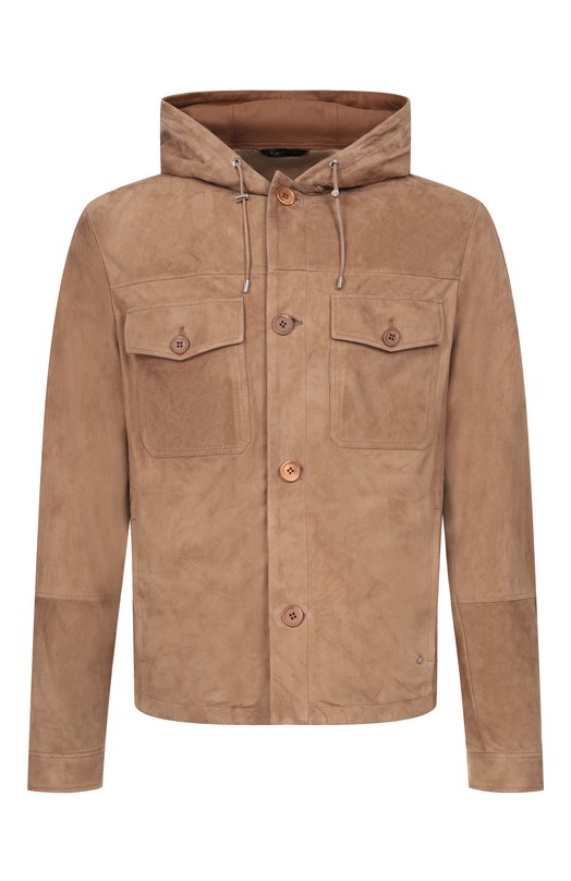 Замшевая куртка-рубашка Stefano Ricci M7J6100150/SUEJS3 Бежевый M7J6100150/SUEJS3