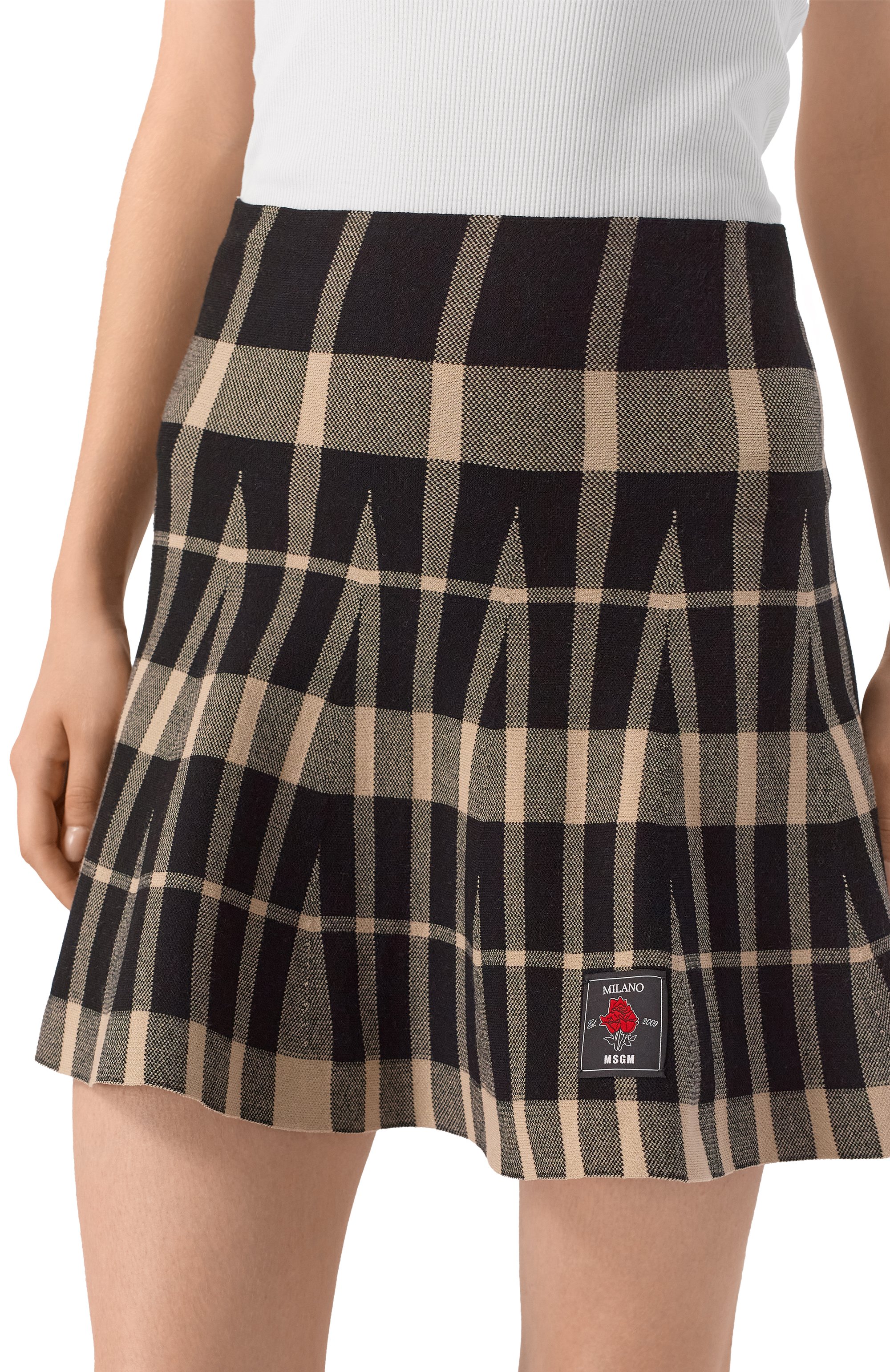 Юбка из вискозы MSGM, арт. 3941MDD190/257775, фото 5