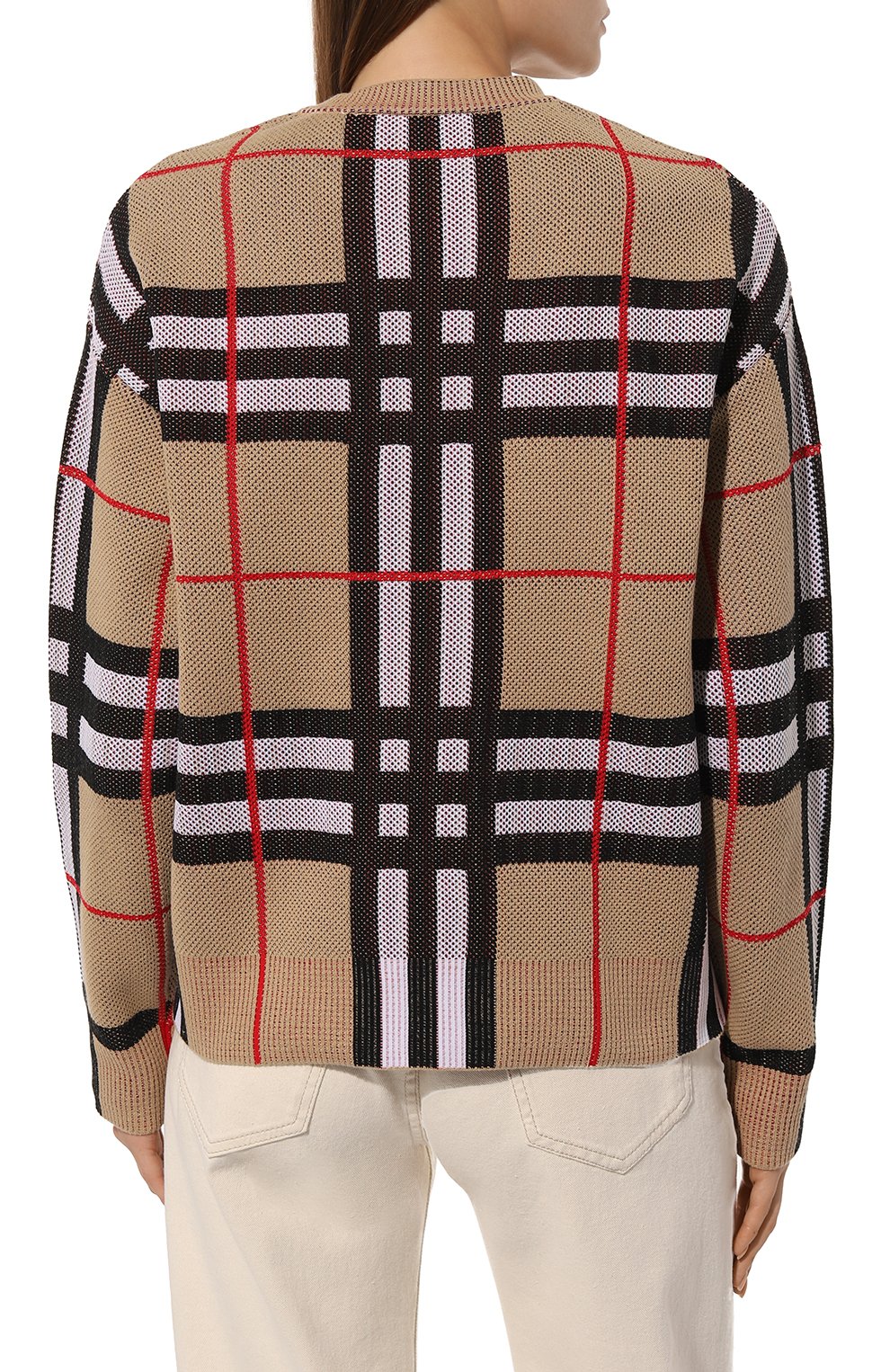 Пуловер BURBERRY бежевого цвета по цене 127000 руб., арт. 8070354, фото 4 Пуловер BURBERRY, арт. 8070354, фото 4