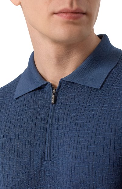 Поло из кашемира и шелка ZILLI, арт. KZP001M0330VMSH00, фото 5
