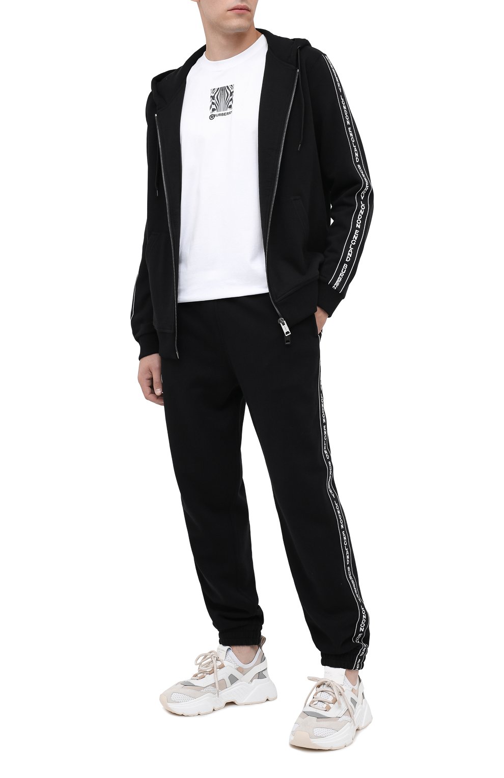 Хлопковые джоггеры BURBERRY, арт. 8026230, фото 2