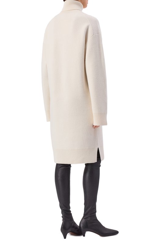 Платье из шерсти и кашемира TOTEME 254-WRD0264-YA0126 Белый  254-WRD0264-YA0126 Фото 3