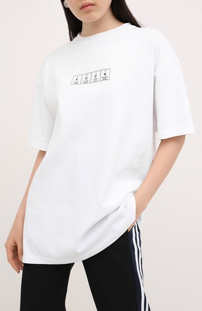 Хлопковая футболка VETEMENTS, арт. UAH21TR506 1611/W, фото 3