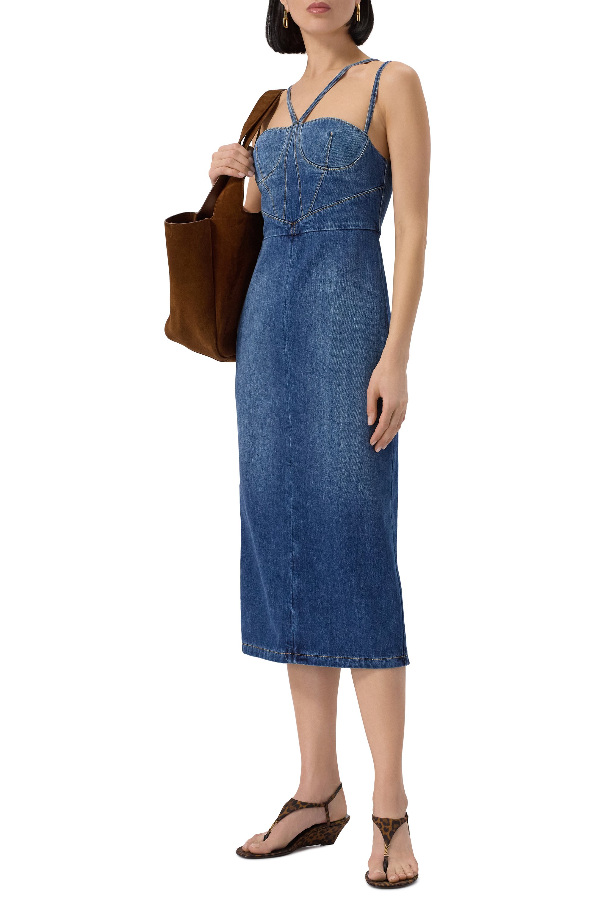 Текстильные босоножки cassandra 40 SAINT LAURENT, арт. 825279/AAC9R, фото 2