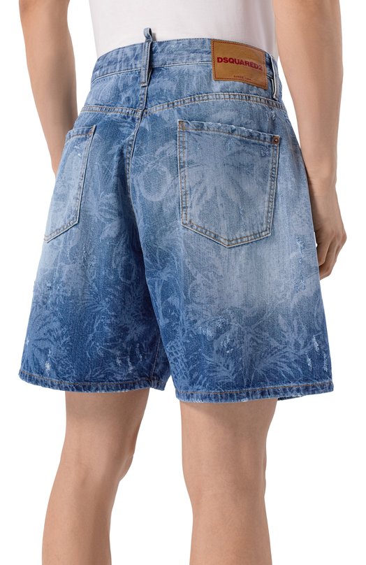 Джинсовые шорты Dsquared2 S74MU0967/D30011 Синий  S74MU0967/D30011 Фото 4