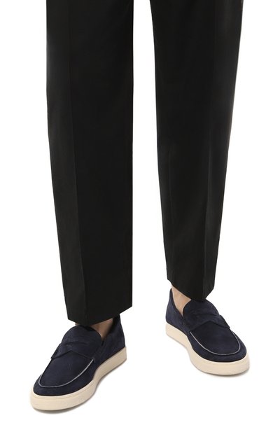 Замшевые пенни-лоферы BRUNELLO CUCINELLI, арт. MZUSIB2253, фото 3