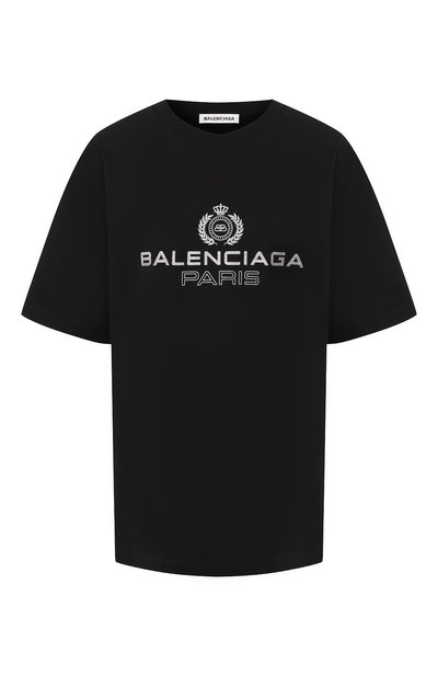 Женская хлопковая футболка BALENCIAGA, арт. 594599/TGV60