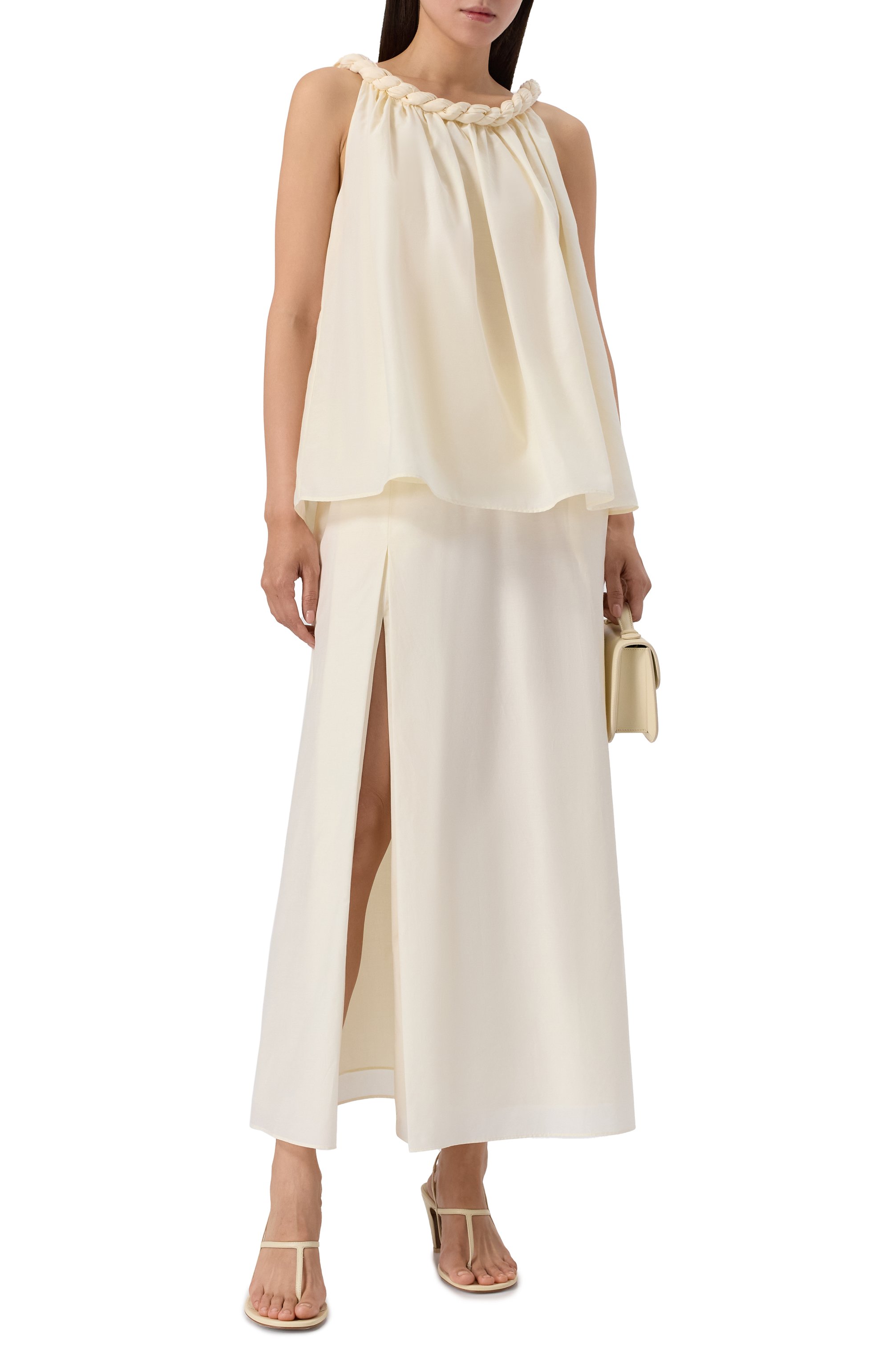 Юбка из хлопка и шелка LOULOU DE SAISON, арт. CARMEN, фото 2