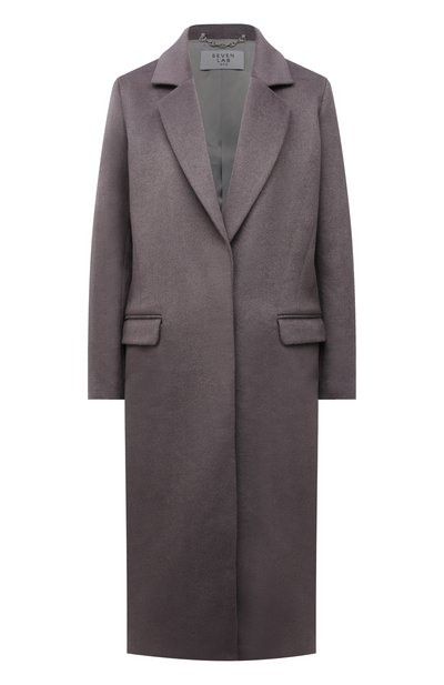 Пальто из шерсти и кашемира SEVEN LAB, арт. CMAR venecia charcoal, фото 1