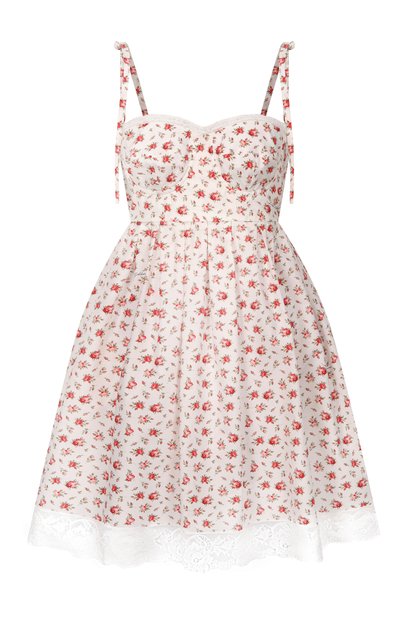 Женское хлопковое платье DOLCE & GABBANA, арт. F60F9T/HS5UB