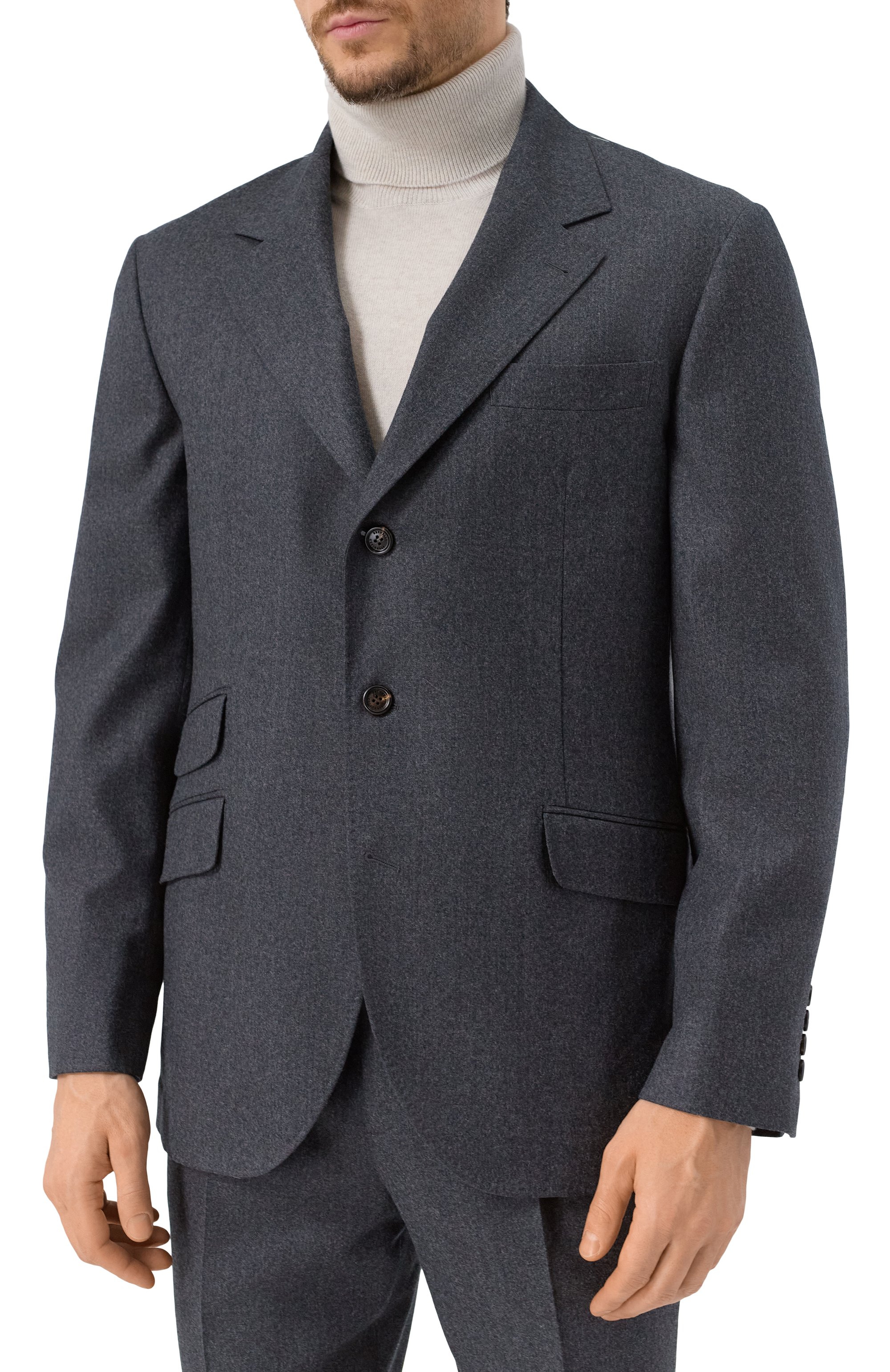 Шерстяной костюм BRUNELLO CUCINELLI, арт. ME226LDWH, фото 3