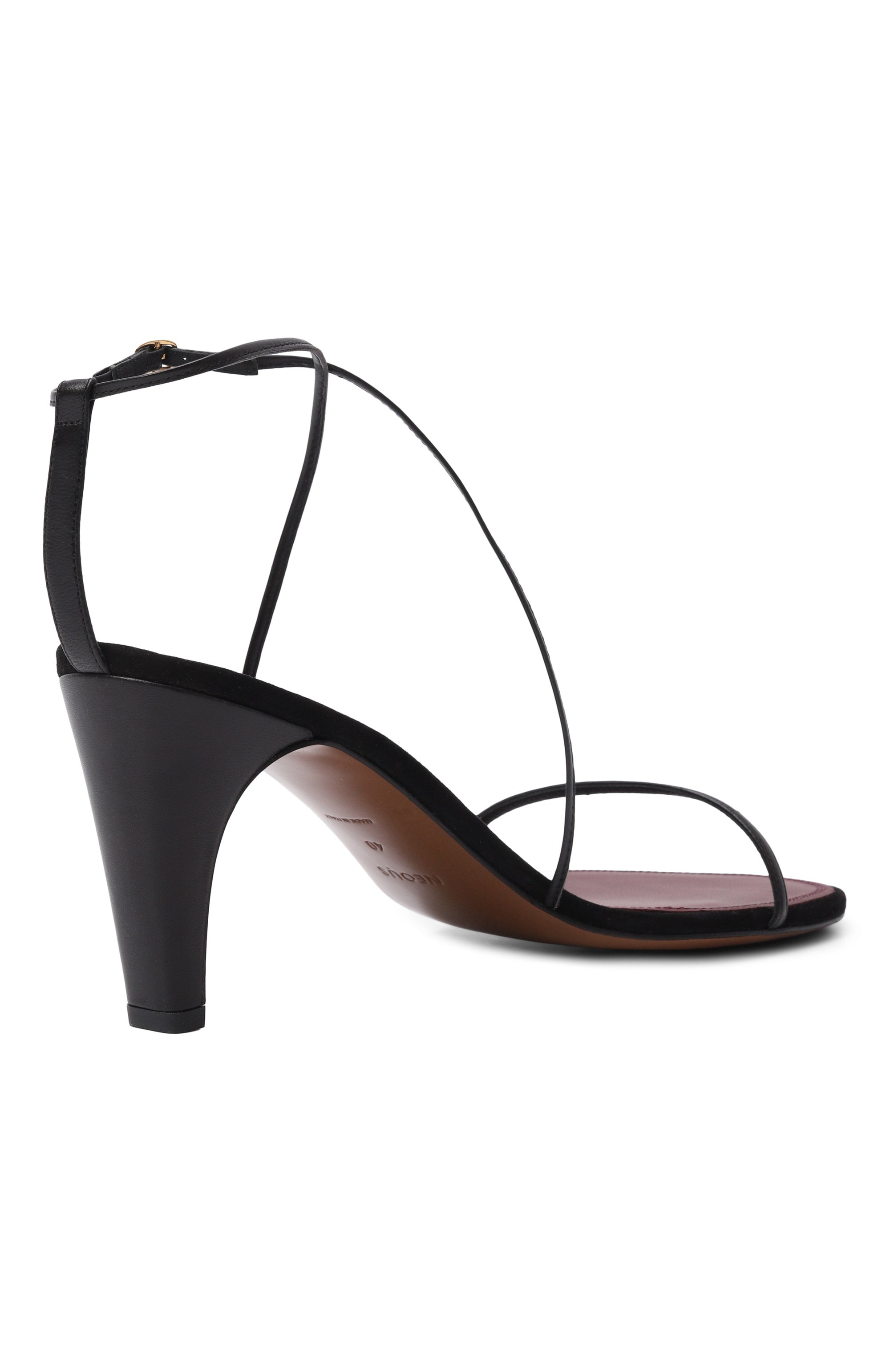 Кожаные босоножки chamu 80 NEOUS черного цвета по цене 82700 руб., арт. 00520N01/LEATHER, фото 5 Кожаные босоножки chamu 80 NEOUS, арт. 00520N01/LEATHER, фото 5