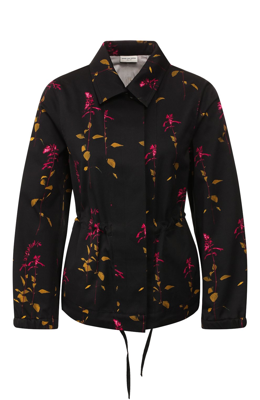 Хлопковая парка DRIES VAN NOTEN черного цвета по цене 46000 руб., арт. 192-10515-8414, фото 1 Хлопковая парка DRIES VAN NOTEN, арт. 192-10515-8414, фото 1