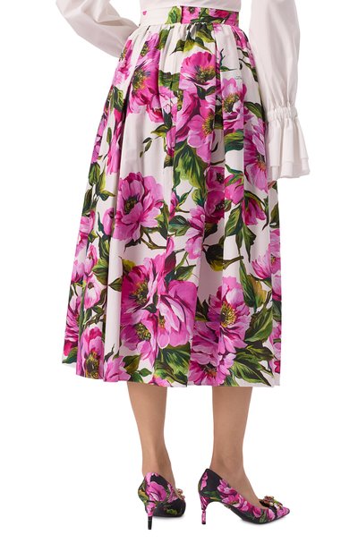 Хлопковая юбка DOLCE & GABBANA, арт. F4CULT/HS5S3, фото 4