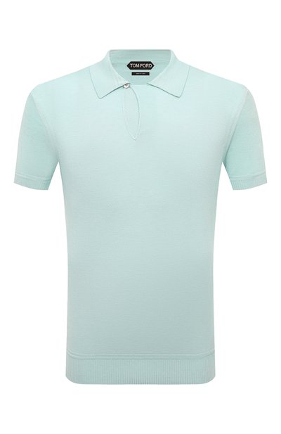 Мужская поло из вискозы и шелка TOM FORD, арт. YMV004/KPS005
