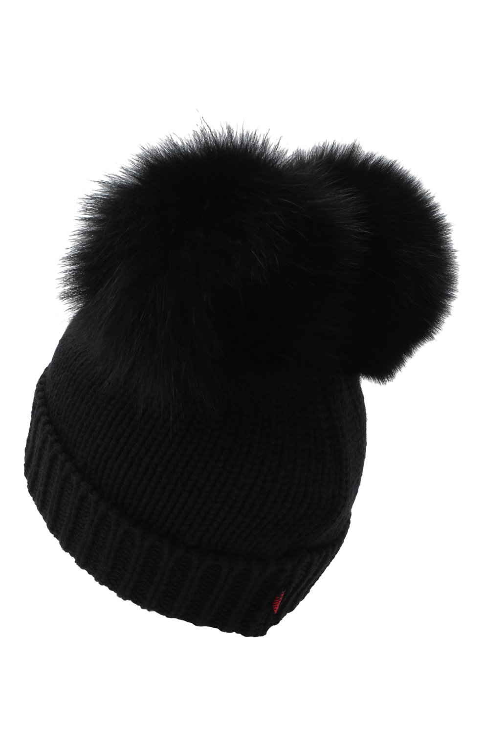 Шерстяная шапка с меховыми помпонами WOOLRICH, арт. CFWKAC0078FR/UF0096, фото 2