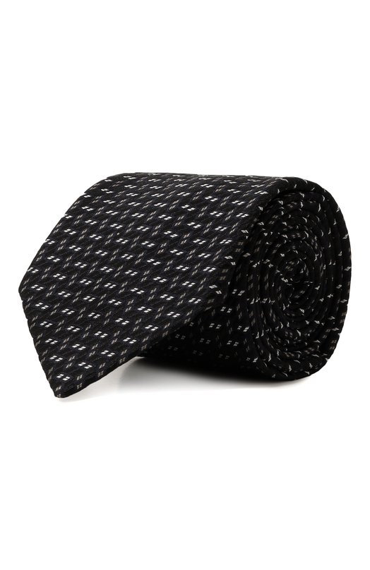 Шелковый галстук Giorgio Armani 360054/4F921 Чёрный 360054/4F921